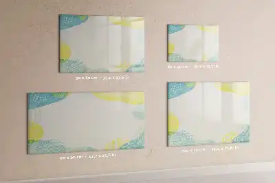 Magnetic marker board with patterned frame