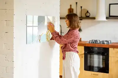 Magnetic marker board with decorative pattern