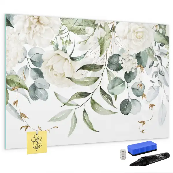 Magnetic marker board nature design