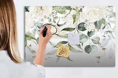 Magnetic marker board nature design