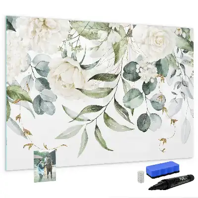 Magnetic marker board nature design