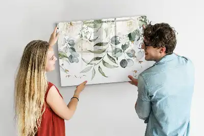Magnetic marker board nature design