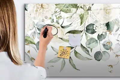 Magnetic marker board nature design