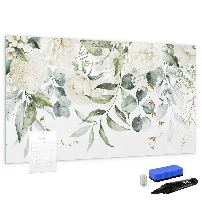 Magnetic marker board nature design