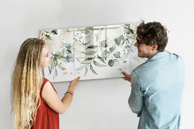 Magnetic marker board nature design