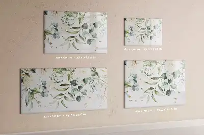 Magnetic marker board nature design