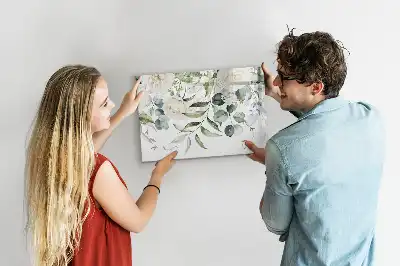 Magnetic marker board nature design