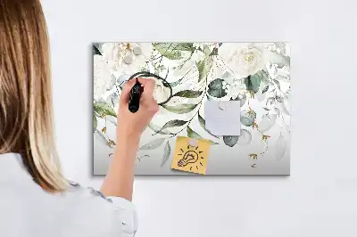 Magnetic marker board nature design