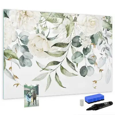 Magnetic marker board nature design