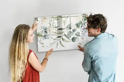 Magnetic marker board nature design