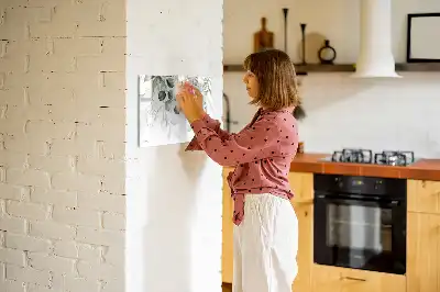 Magnetic glass dry erase board for climbing plants