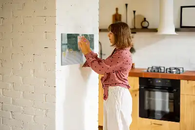 Magnetic marker board with decorative pattern
