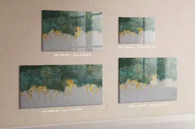 Magnetic marker board with decorative pattern
