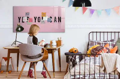 Magnetic marker board Yes you can do it design