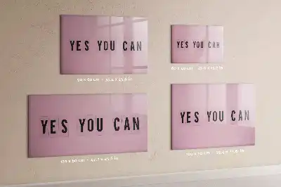 Magnetic marker board Yes you can do it design