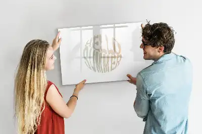Magnetic marker board with welcome summer sign design