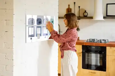 Magnetic marker board with Polaroid frames