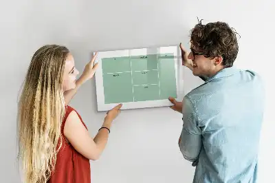 Desk organizer with magnetic marker board