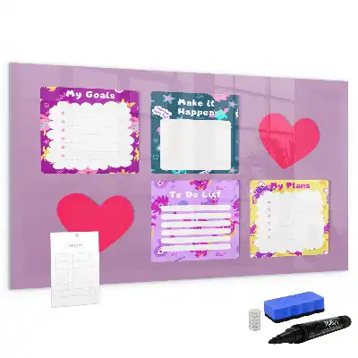 Magnetic memo board scary notes design