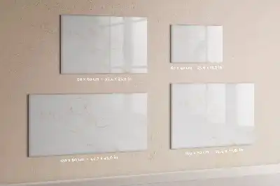 Magnetic glass dry erase board elegant marble design