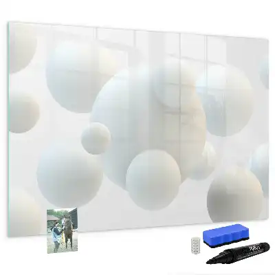 Magnetic marker board sphere abstraction design