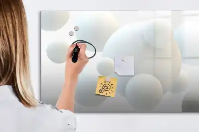 Magnetic marker board sphere abstraction design
