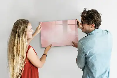 Magnetic marker board pink marble design