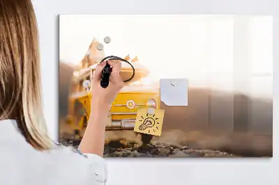 Magnetic marker board road trip holiday theme