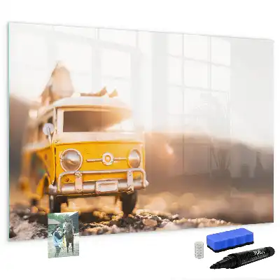 Magnetic marker board road trip holiday theme