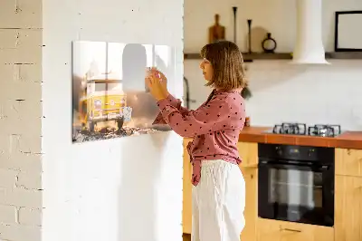Magnetic marker board road trip holiday theme