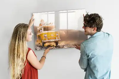 Magnetic marker board road trip holiday theme