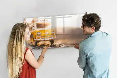 Magnetic marker board road trip holiday theme