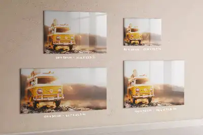 Magnetic marker board road trip holiday theme