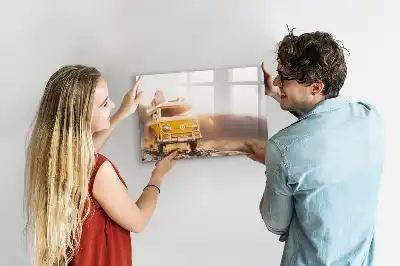 Magnetic marker board road trip holiday theme
