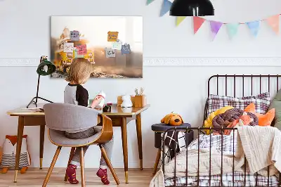 Magnetic marker board road trip holiday theme