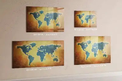 Magnetic world map whiteboard old world map design