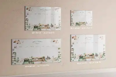 Magnetic marker board cute planner