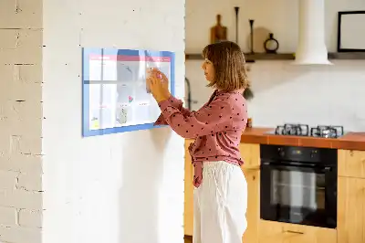 Magnetic marker board monthly planner