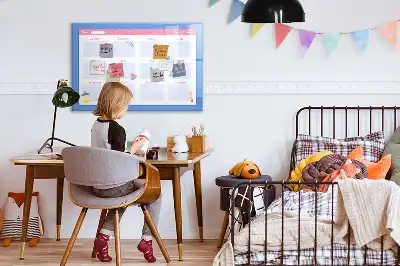 Magnetic marker board monthly planner