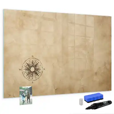 Magnetic glass dry erase board Compass series