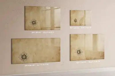 Magnetic glass dry erase board Compass series