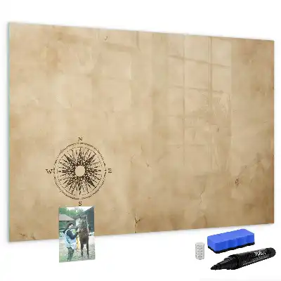 Magnetic glass dry erase board Compass series