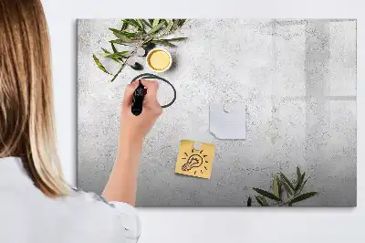 Magnetic glass dry erase board minimalist olives design