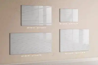 Magnetic marker board with a wooden panel pattern