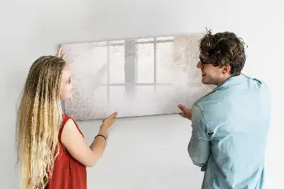 Magnetic marker board with decorative pattern
