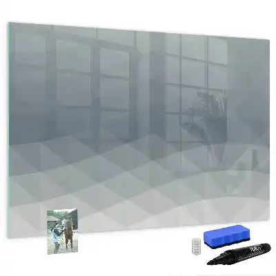Magnetic marker board waves design
