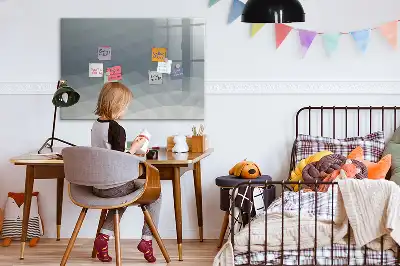 Magnetic marker board waves design