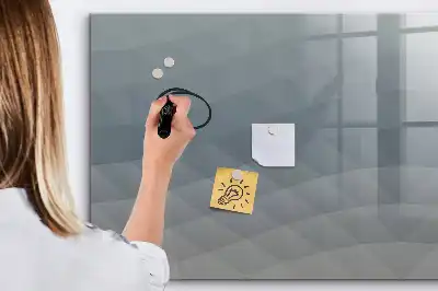 Magnetic marker board waves design
