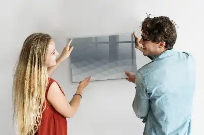 Magnetic marker board waves design