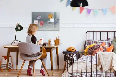 Magnetic marker board waves design